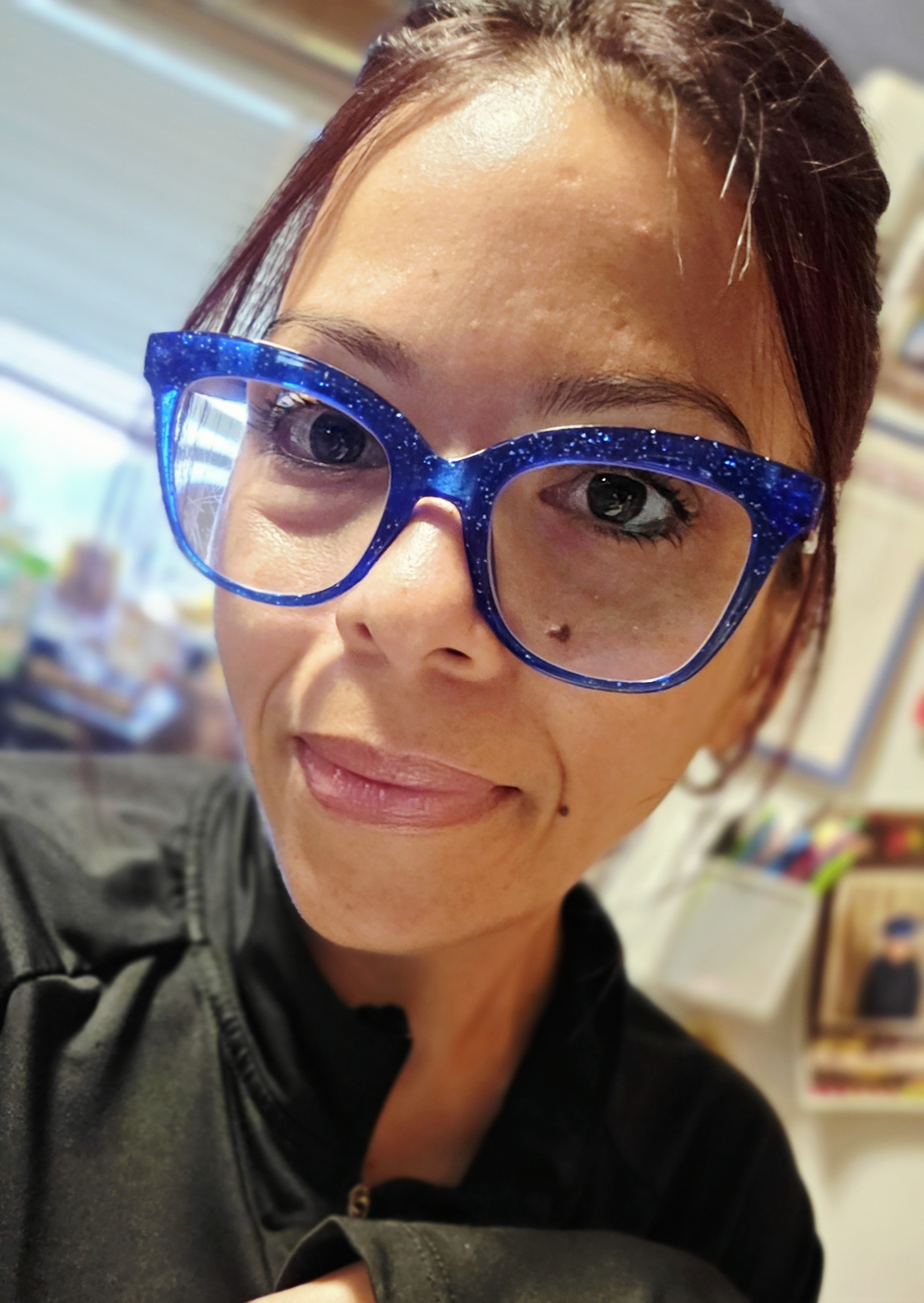 Knox Cat Eye Prescription Glasses - Ruby Glitter | Payne Glasses